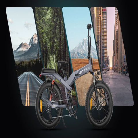 ENGWE X20 Electric Bike - 750W Motor 691.2WH Battery 64KM Range - Grey