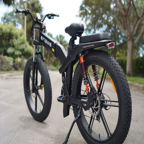 ENGWE X26 29.2AH Electric Bike - 1000W Power 1401.6WH Battery 100KM Range - Black