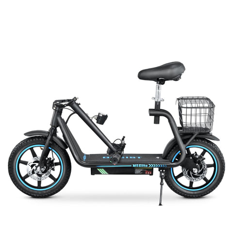 BOGIST M5Elite Electric Scooter - 500W Power 624WH Battery 35KM Range Foldable Design - Black