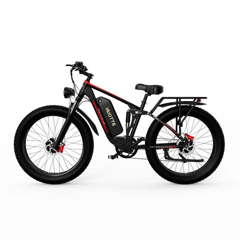 Duotts S26 Electric Bike - 750W*2 Motors 960WH Battery 60KM Range - Black