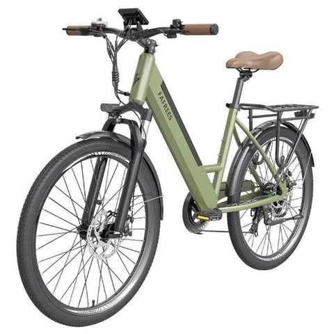 FAFREES F26 Pro Electric Bike | 250W Motor 360WH Battery 40KM Range | Disc Brakes | Green