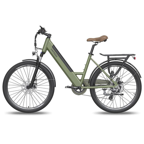 FAFREES F26 Pro Electric Bike | 250W Motor 360WH Battery 40KM Range | Disc Brakes | Green