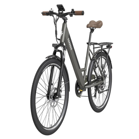 FAFREES F26 Pro Electric Bike | 250W Motor 360WH Battery 40KM Range | Disc Brakes | Gray