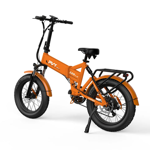 PVY Z20 Plus 1000 Electric Bike - 250W Motor 48V16.5AH 120KM Range Battery Hydraulic Disc Brakes - Orange