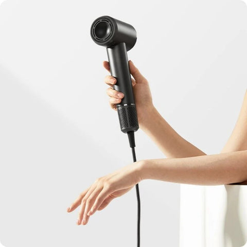 UWANT-H100 Hair Dryer - 1500W Power 66m/s Airflow 58dB Noise Auto Cold-Hot Air Shift - Grey