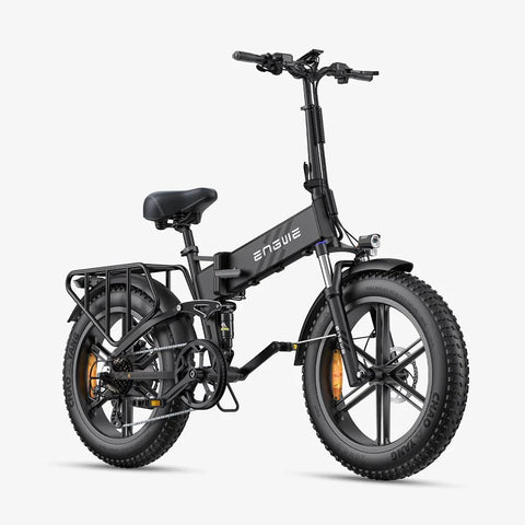 Engwe Engine Pro 2.0 Foldable Electric Bike - 20 Inch Tires 750W Motor 52V16Ah Battery 110KM Range - Black