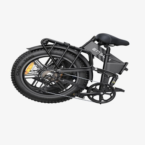 Engwe Engine Pro 2.0 Foldable Electric Bike - 20 Inch Tires 750W Motor 52V16Ah Battery 110KM Range - Black