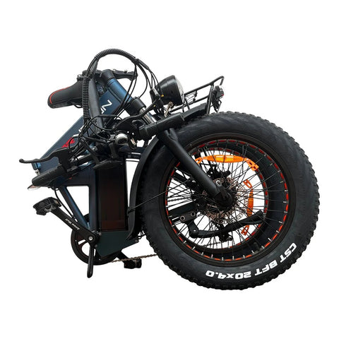 DrveTion AT20 Electric Bike - 20*4.0 Inch Tires 750W Motor 48V15Ah Battery 50-70KM Range - Matte Blue