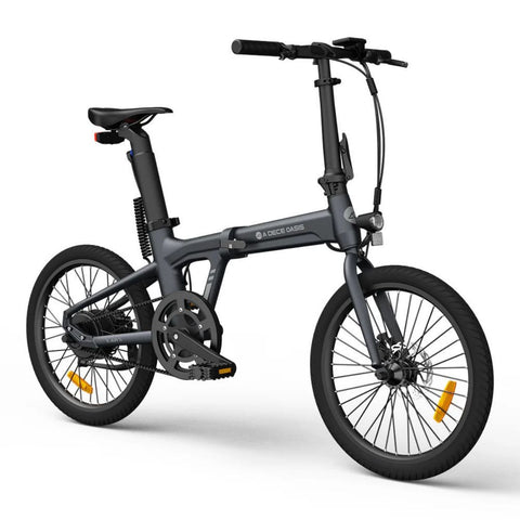 ADO Air 20 Electric Folding Bike - 250W Motor 36V9.6Ah Battery 100KM Assisted Autonomy Hydraulic Disc Brake - Grey