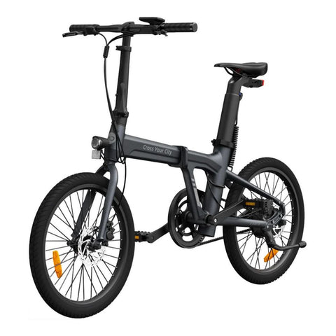 ADO Air 20 Electric Folding Bike - 250W Motor 36V9.6Ah Battery 100KM Assisted Autonomy Hydraulic Disc Brake - Grey