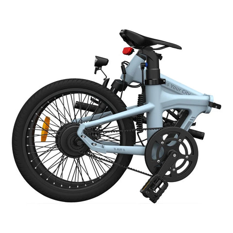 ADO Air 20S Electric Folding Bike - 250W Motor 36V9.6Ah Battery 100KM Assisted Autonomy Hydraulic Disc Brake - Blue