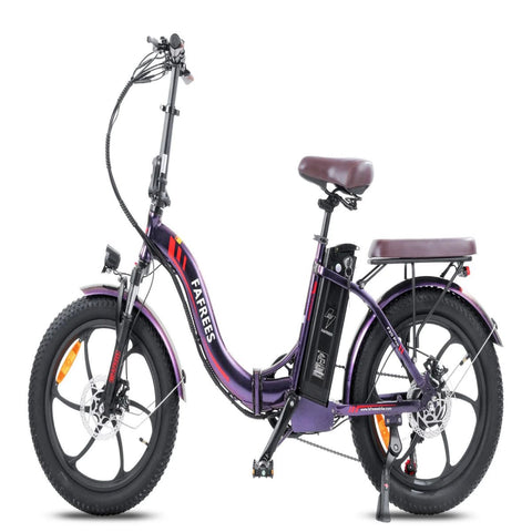 FAFREES F20 Pro Electric Bike | 250W Motor 648WH Battery 80KM Range | Dazzling Purple