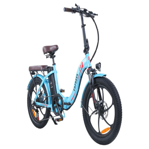 FAFREES F20 Pro Electric Bike | 250W Motor 648WH Battery 80KM Range | Lake Blue