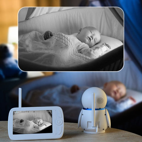 Proscenic 300 Wireless Camera | 1080P Video | Baby Monitor | Night Vision | White