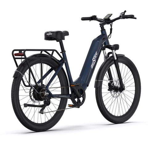 ONESPORT OT05 Electric Bike - 27.5" Wheels 250W Motor 36V18.2Ah Battery 60KM Range Disc Brakes - Blue