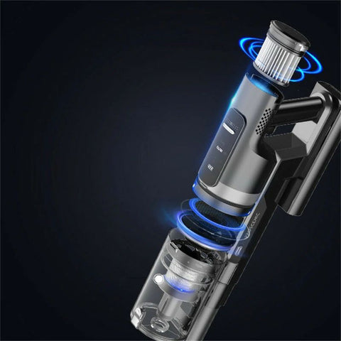 Proscenic S3 Cordless Wet Dry Vacuum | 450W 30000Pa Suction 20000mAh Battery | Black