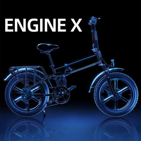 ENGWE ENGINE X - 250W Motor, 624WH Battery, 60KM Range, Disc Brakes, White