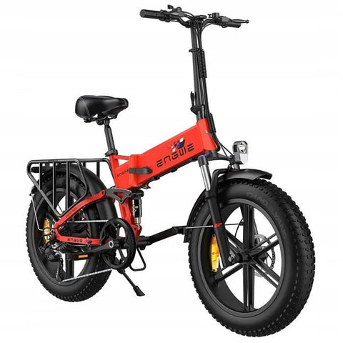 ENGWE ENGINE X - 250W Motor, 624WH Battery, 60KM Range, Disc Brakes, Red