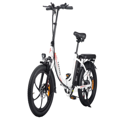 FAFREES F20 Electric Bike | 250W Motor 576WH Battery 70KM Range | White