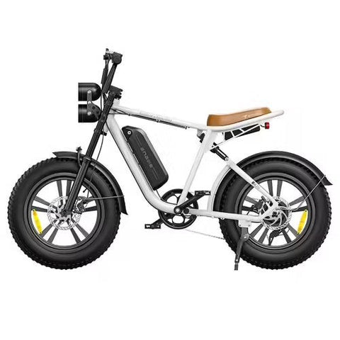 ENGWE M20 13AH Electric Bike 750W Motor, 624WH Battery, 60KM Range | Sleek White eBike for you!