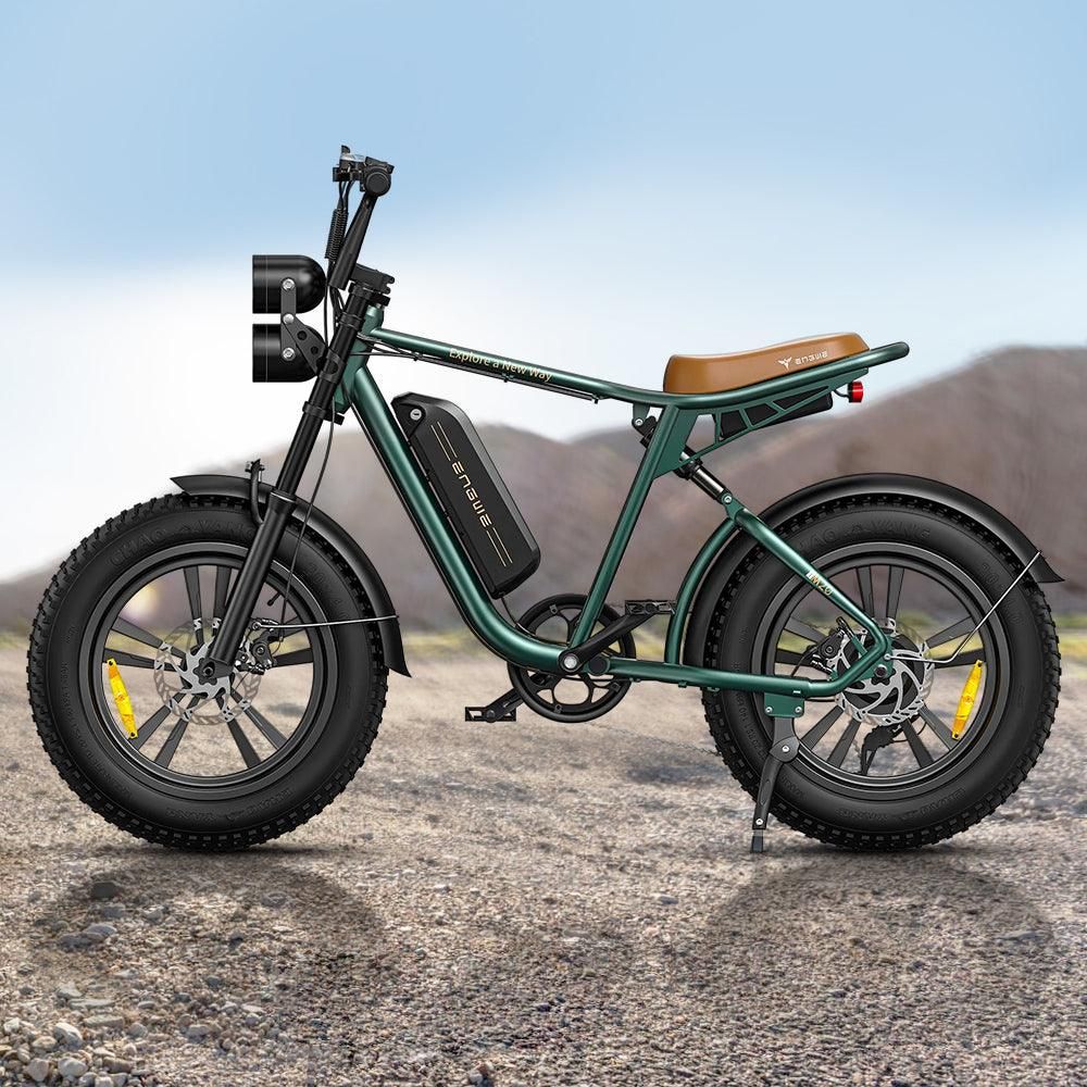 ENGWE M20 13AH Electric Bike 750W Motor, 624WH Battery, 60KM Range | Green Electric Bicycle for you!