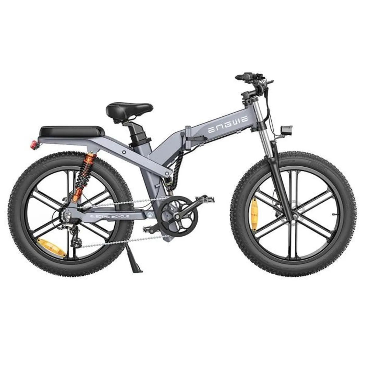 ENGWE X26 19.2AH Electric Bike 1000W Motor, 921.6WH Battery, 90KM Range | Stylish Gray eBike for you!