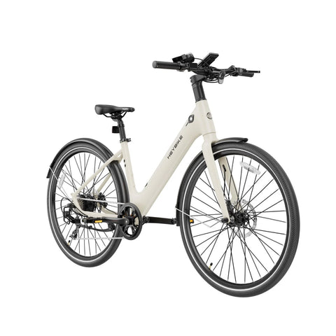 Heybike EC1 ST Electric Bike - 250W Motor 36V10Ah Battery 100KM Pedal-Assist Mode Range Hydraulic Disc Brakes - Butter White