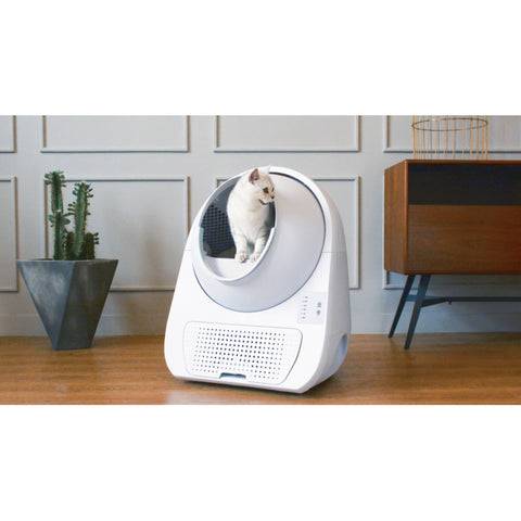 Catlink Young Litter Box - 57L Capacity 13L Toilet Capacity Running Time 14 Days No WIFI - White