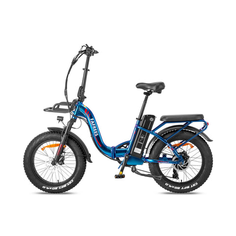 FAFREES F20 Max Electric Bike - 500W Motor 48V 22.5AH Battery 110KM Range Disc Brakes - Blue Purple