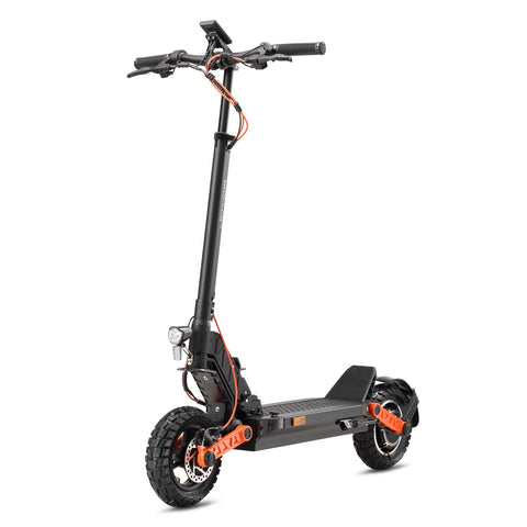 Electric Scooter JOYOR S5 PRO With ABE Certification - 500W Motor 48V26AH Battery 55KM Range Disc Brakes Foldable Design - Black