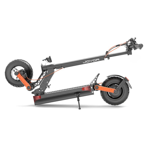 JOYOR S5-Z Foldable Electric Scooter - 600W Motor 48V13AH Battery 10 Inch Tires - Black