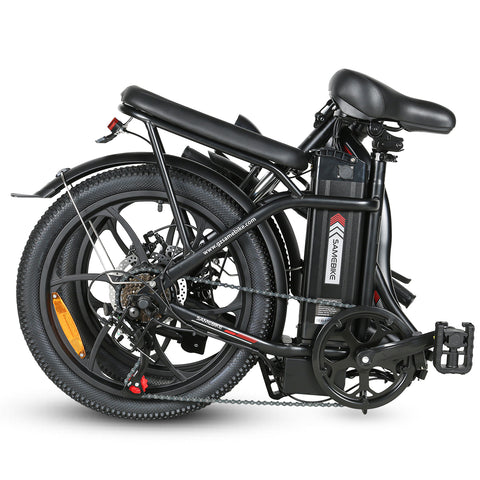 SAMEBIKE CY20-IT Electric Bike - 350W Motor 36V13AH Battery 35KM Range Mechanical Disc Brakes - Lake Blue