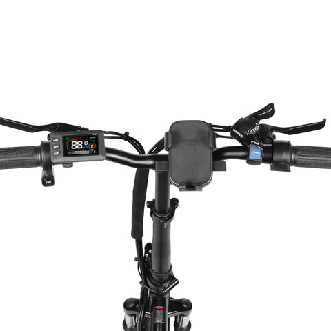 SAMEBIKE CY20 FT 350W Electric Bike - 350W Motor 36V13AH Battery 35KM Range Mechanical Disc Brakes - Dark Blue