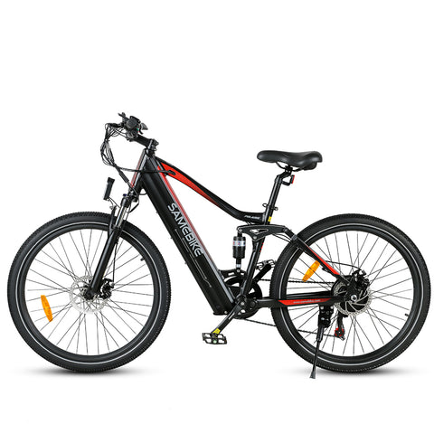 SAMEBIKE XD26-II Electric Bike - 750W Motor 48V14AH Battery 45KM Range Hydraulic Disc Brakes - Black