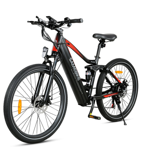 SAMEBIKE XD26-II Electric Bike - 750W Motor 48V14AH Battery 45KM Range Hydraulic Disc Brakes - Black