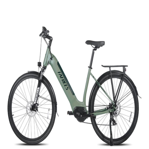 FAFREES FM9 Electric Bike Efficient 250W Motor 110KM Range Disc Brakes | Green Color