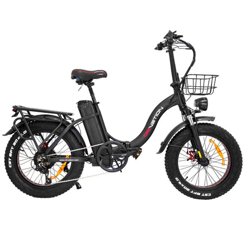 Electric Bike DrveTion CT20 - 20*4.0 Inch Tires 750W Motor 48V10AH Battery Disc Brakes - Black