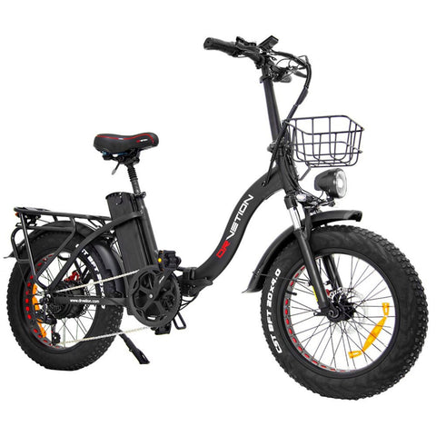 Electric Bike DrveTion CT20 - 20*4.0 Inch Tires 750W Motor 48V10AH Battery Disc Brakes - Black