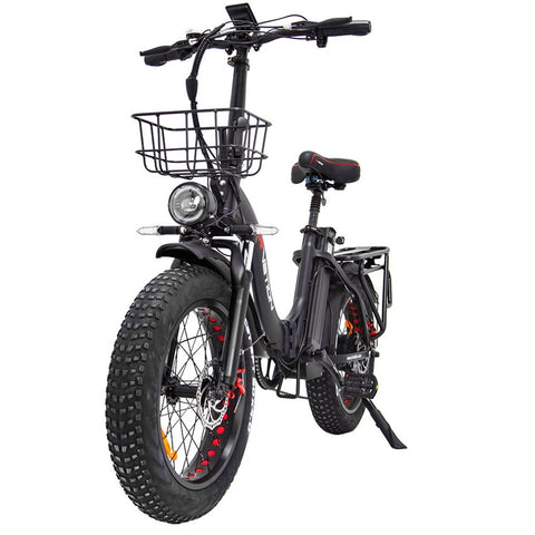 Electric Bike DrveTion CT20 - 20*4.0 Inch Tires 750W Motor 48V10AH Battery Disc Brakes - Black