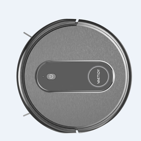 Vactidy T7 Robot Vacuum - 2800Pa Suction 2500mAh Battery 120 min Runtime 68dB Noise 250ML Dustbin - Black