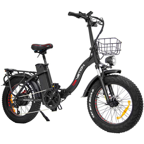 Electric Bike DrveTion CT20 - 20*4.0 Inch Tires 750W Motor 48V20AH Battery oil brakes - Black