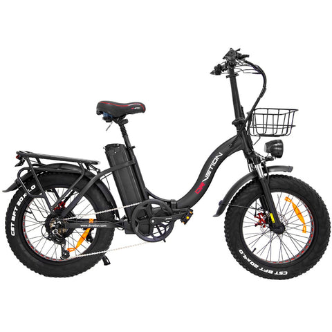 Electric Bike DrveTion CT20 - 20*4.0 Inch Tires 750W Motor 48V20AH Battery oil brakes - Black