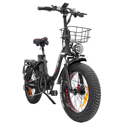 Electric Bike DrveTion CT20 - 20*4.0 Inch Tires 750W Motor 48V20AH Battery oil brakes - Black