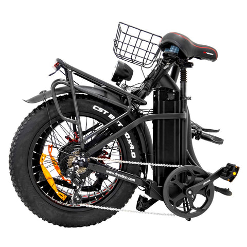 Electric Bike DrveTion CT20 - 20*4.0 Inch Tires 750W Motor 48V20AH Battery oil brakes - Black