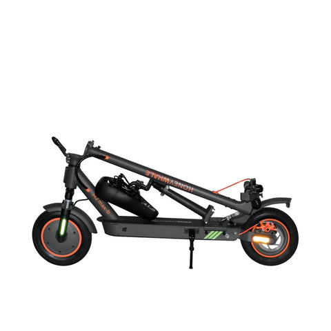 Honey Whale M2MAX-B Electric Scooter - 350W Motor 36V12.5AH Battery 10" Tires Disc Brakes Foldable - Orange
