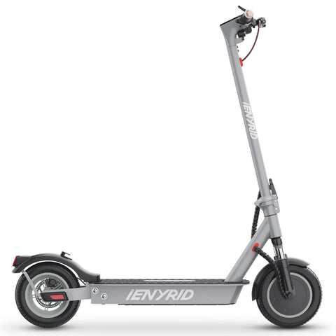 iENYRID iE-M1 Portable Electric Scooter - 250W Motor 36V 12.5Ah Battery Foldable 10 Inch Tires Rear Disk Brake - Grey