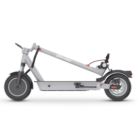 iENYRID iE-M1 Portable Electric Scooter - 250W Motor 36V 12.5Ah Battery Foldable 10 Inch Tires Rear Disk Brake - Grey