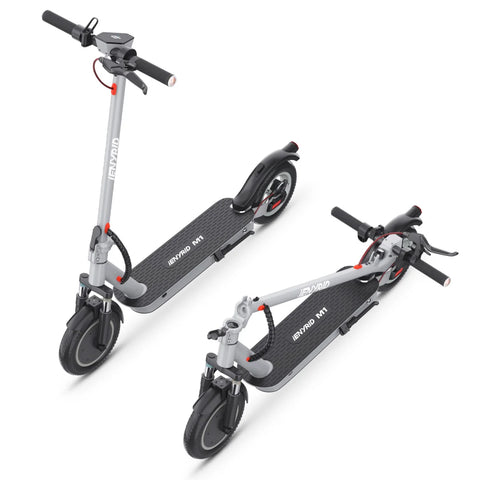 iENYRID iE-M1 Portable Electric Scooter - 250W Motor 36V 12.5Ah Battery Foldable 10 Inch Tires Rear Disk Brake - Grey