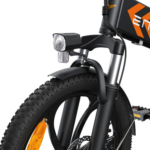 ENGWE P1 Electric Bike - 250W Motor 36V13Ah Battery 20 Inch Wheels Mechanical Disc Brakes - White