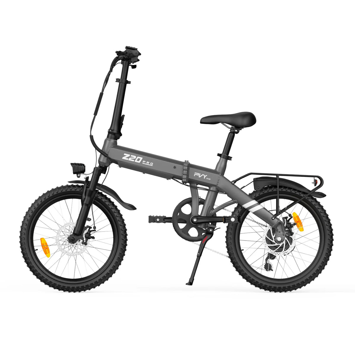 PVY Z20 PRO EVO Electric Bike - 250W Motor 36V14.5AH Battery 20 Inch Tires Mechanical Disc Brakes - Grey